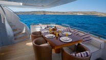 Motor yacht MEME -  Aft Deck Al Fresco Dining